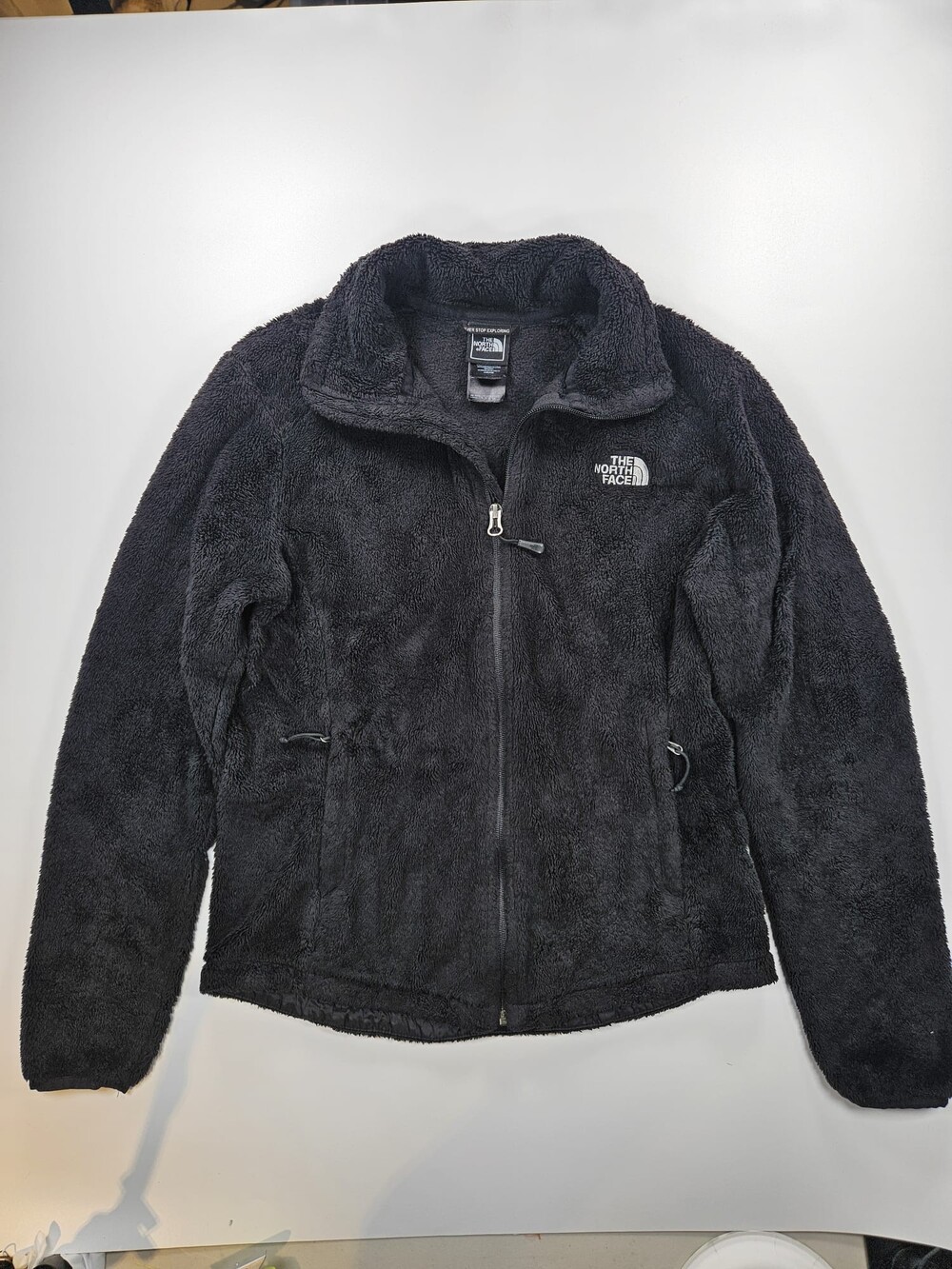 The North Face Women’s S Black Osito Fleece Jacket Full Zip Plush High Pile - Picture 3 of 8